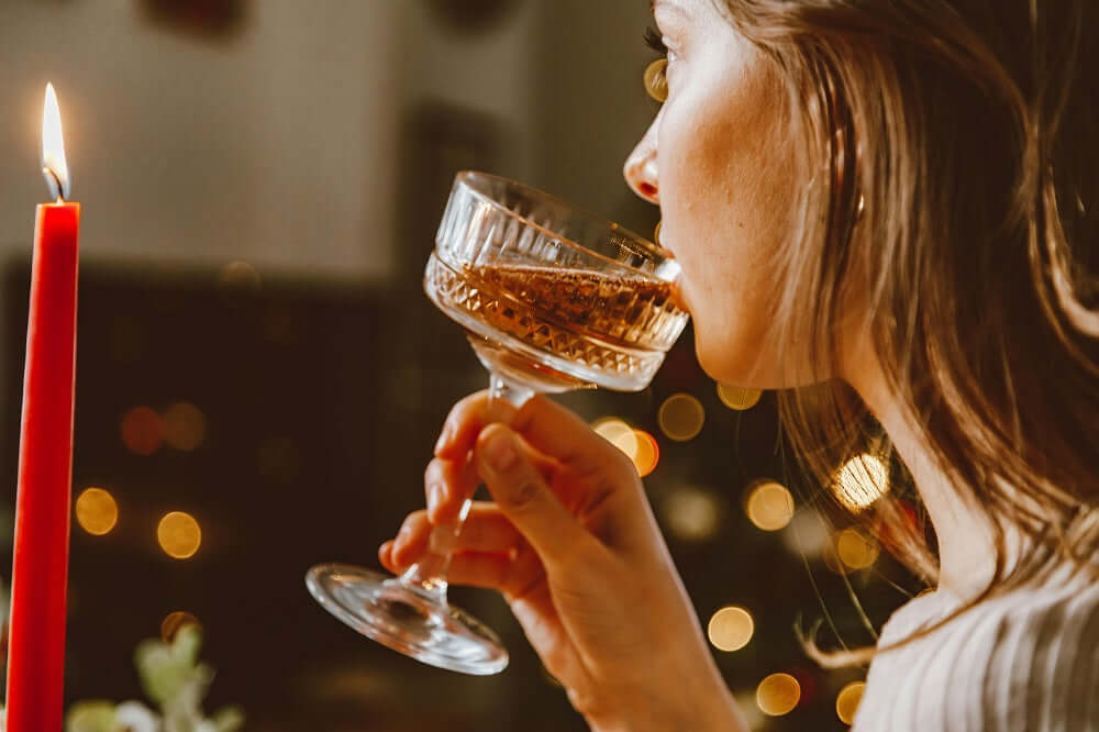People drinking together
