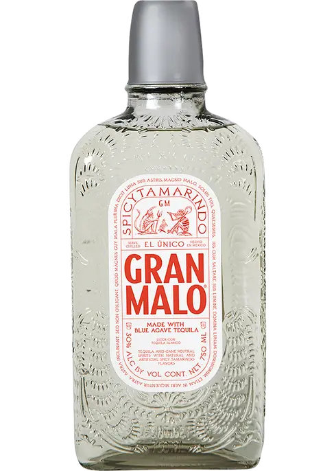 Gran Malo Spicy Tamarindo Tequila Bottle - Unique Blend of 100% Blue Agave Tequila with Tamarind and Spice