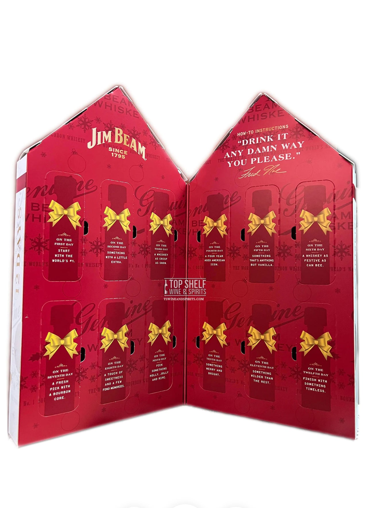 JIM BEAM 12 DAYS OF WHISKEY HOLIDAY CALENDAR
