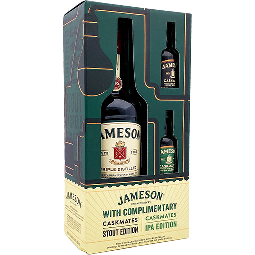 Jameson Irish Whiskey Gift Set with Two 50ml Caskmates
