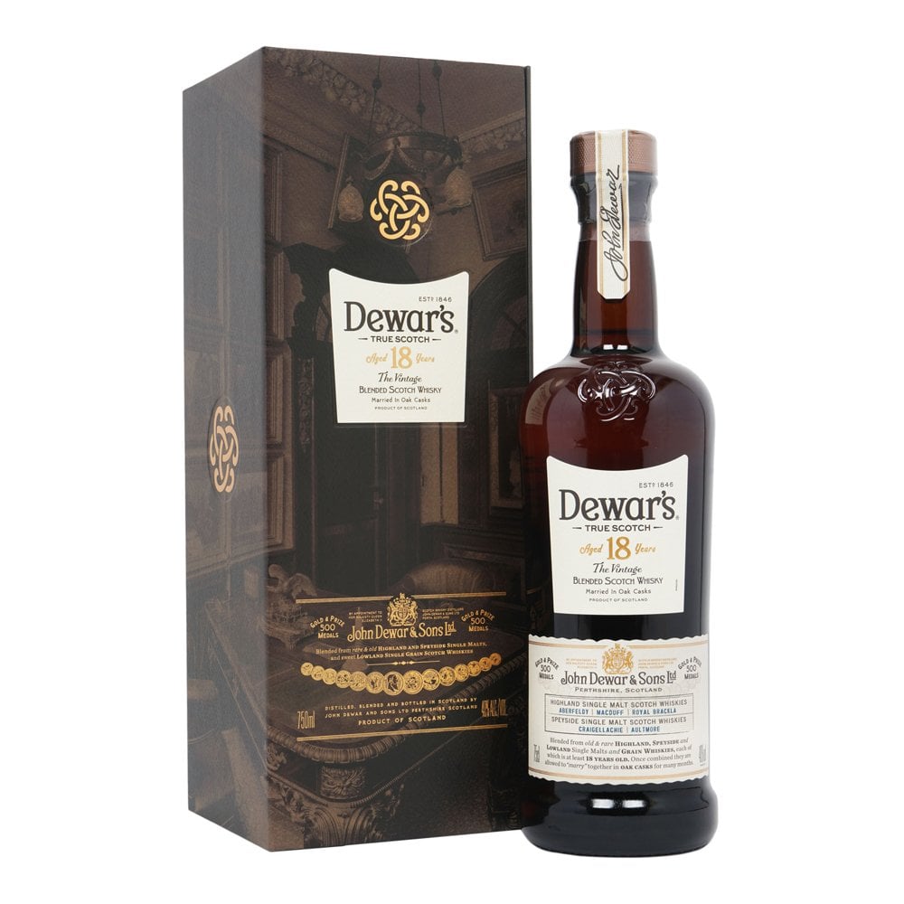 Dewar's 18 Year Old 'The Vintage' Blended Scotch Whisky