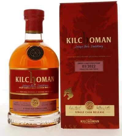 Kilchoman 8 Year Old Single Cask ImpEx Cask Evolution 01/2022