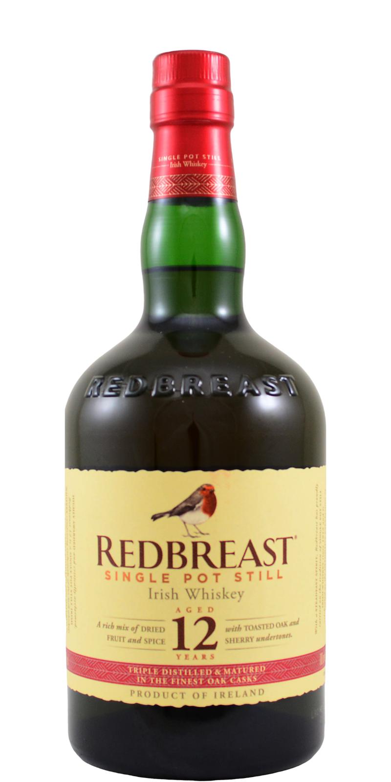 Redbreast 12 years Aged Irish Whiskey - 750 ml bottle