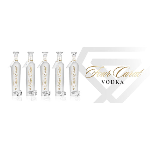 Four Carat Vodka Collectors Edition With Diamond Cut Closure Four Carat Vodka Collectors Edition With Diamond Cut Closure