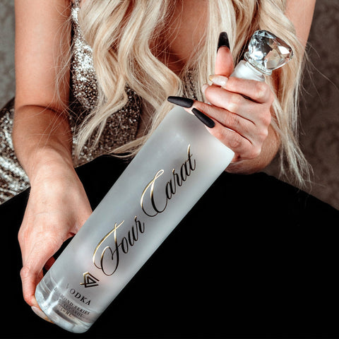 Four Carat Vodka Collectors Edition With Diamond Cut Closure Four Carat Vodka Collectors Edition With Diamond Cut Closure