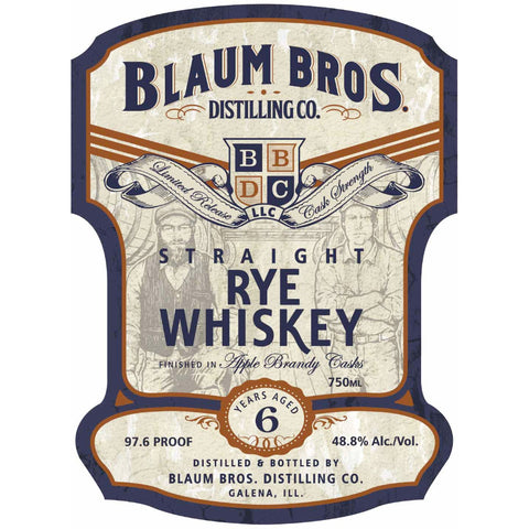 Blaum Bros 6 Year Old Straight Rye Blaum Bros 6 Year Old Straight Rye