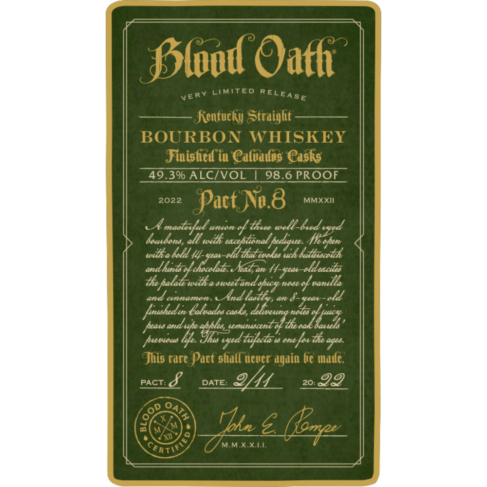 Blood Oath Pact No. 8