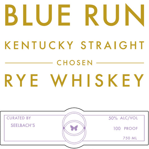 Blue Run Chosen Kentucky Straight Rye Blue Run Chosen Kentucky Straight Rye