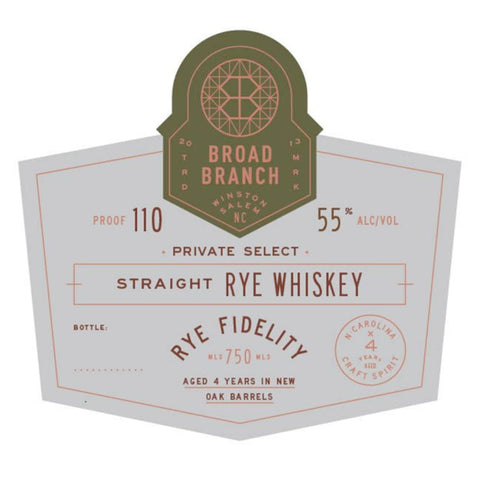 Broad Branch Private Select Rye Fidelity Broad Branch Private Select Rye Fidelity