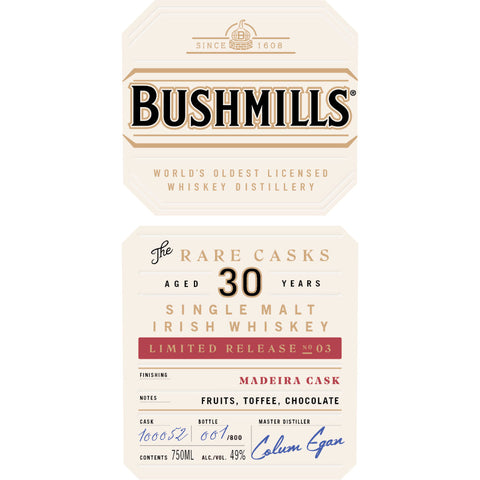 Bushmills The Rare Casks Limited Release No. 03 Bushmills The Rare Casks Limited Release No. 03