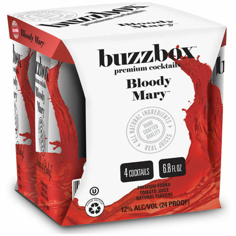 Buzzbox Bloody Mary Cocktail 4PK Buzzbox Bloody Mary Cocktail 4PK