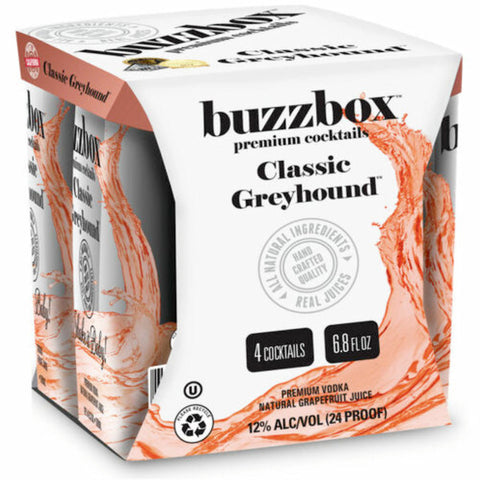 Buzzbox Classic Greyhound Cocktail 4PK Buzzbox Classic Greyhound Cocktail 4PK