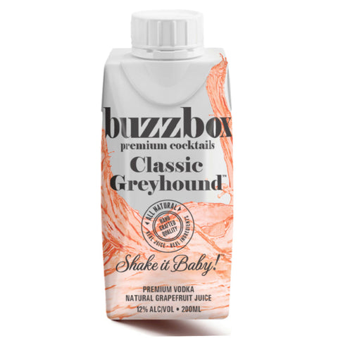 Buzzbox Classic Greyhound Cocktail 4PK Buzzbox Classic Greyhound Cocktail 4PK