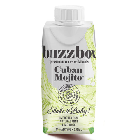 Buzzbox Cuban Mojito Cocktail 4PK Buzzbox Cuban Mojito Cocktail 4PK