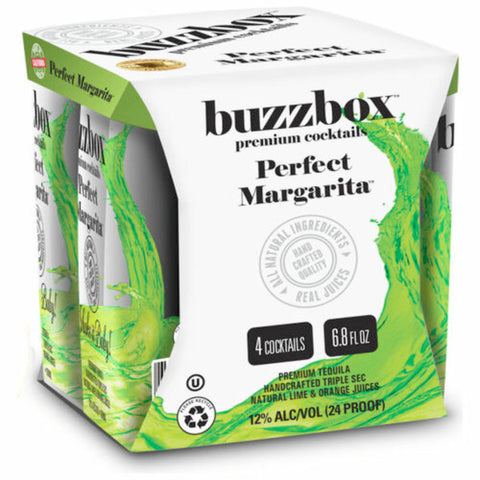 Buzzbox Perfect Margarita Cocktail 4PK Buzzbox Perfect Margarita Cocktail 4PK