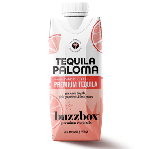 Buzzbox Tequila Paloma Cocktail 4PK Buzzbox Tequila Paloma Cocktail 4PK