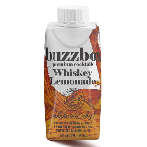 Buzzbox Whiskey Lemonade Cocktail 4PK Buzzbox Whiskey Lemonade Cocktail 4PK