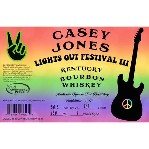 Casey Jones Lights Out Festival III Kentucky Bourbon Casey Jones Lights Out Festival III Kentucky Bourbon