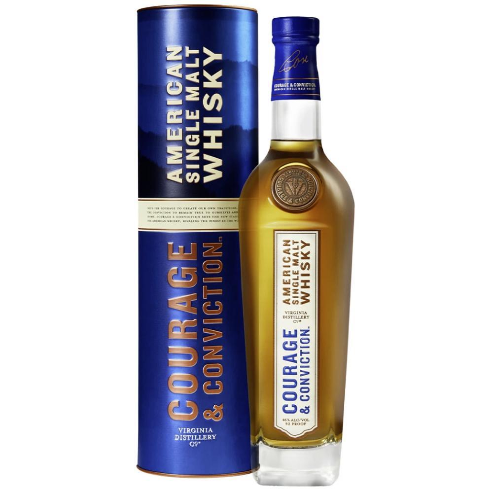 Courage & Conviction American Single Malt American Whiskey Virginia Distillery Co.