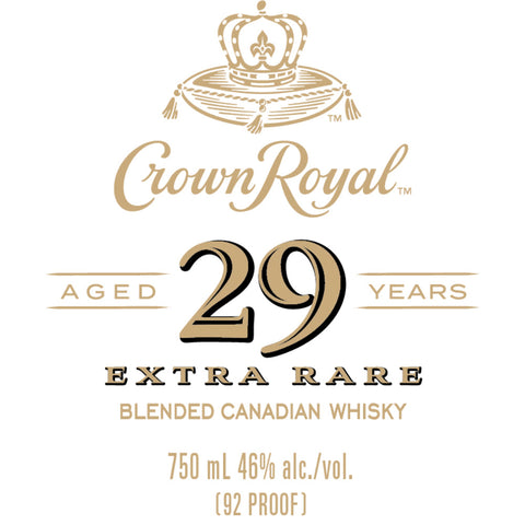 Crown Royal 29 Year Old Extra Rare Crown Royal 29 Year Old Extra Rare