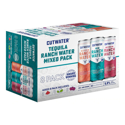 Cutwater Ranch Water Variety 8pk Cutwater Ranch Water Variety 8pk