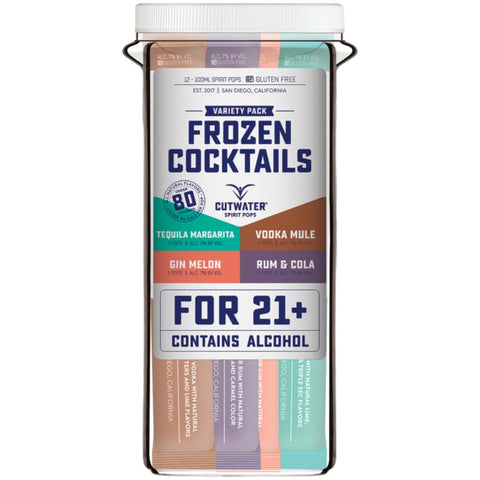 Cutwater Spirits Frozen Cocktails Alcoholic Freezer Bars Cutwater Spirits  Cutwater Spirits Frozen Cocktails Alcoholic Freezer Bars Cutwater Spirits