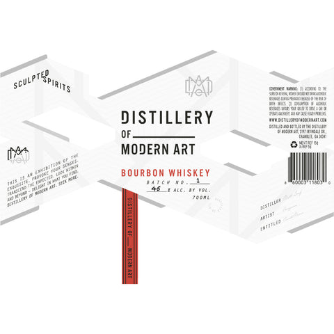 Distillery of Modern Art Bourbon Batch No.1 Distillery of Modern Art Bourbon Batch No.1