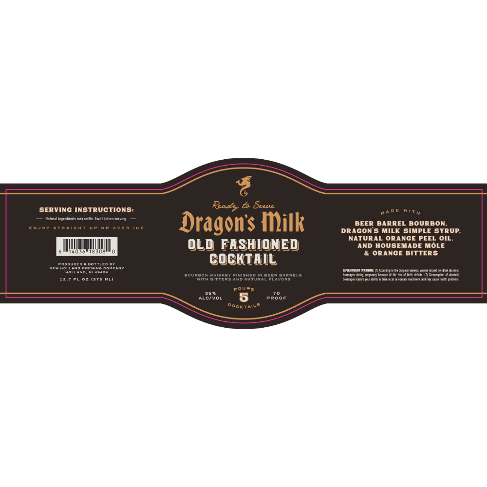 Dragon’s Milk Old Fashioned Cocktail