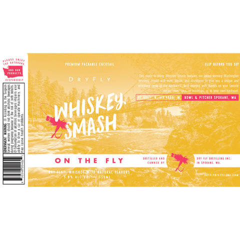Dry Fly Whiskey Smash Cocktail Dry Fly Whiskey Smash Cocktail