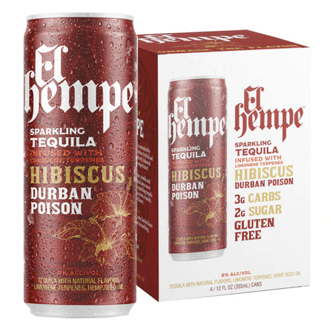 El Hempe Hibiscus Durban Poison 4pk El Hempe Hibiscus Durban Poison 4pk