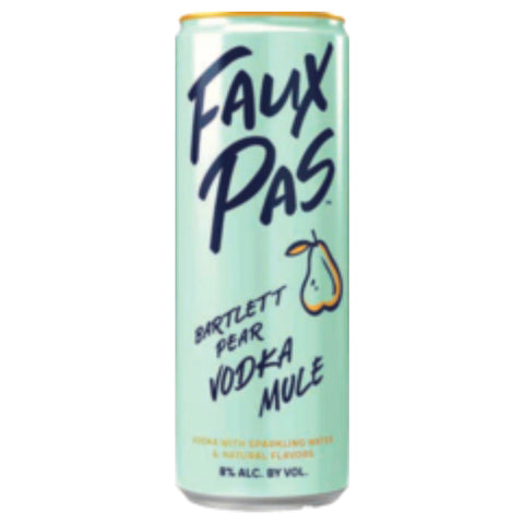 Faux Pas Bartlett Pear Vodka Mule by Betches 4PK Faux Pas Bartlett Pear Vodka Mule by Betches 4PK