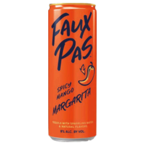 Faux Pas Spicy Mango Margarita by Betches 4PK Faux Pas Spicy Mango Margarita by Betches 4PK
