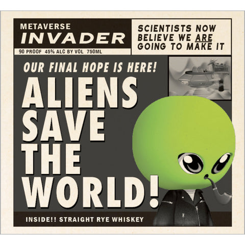 Five & 20 Spirits Aliens Save the World Straight Rye Five & 20 Spirits Aliens Save the World Straight Rye