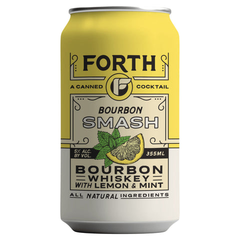 Forth Bourbon Smash Canned Cocktail 4pk Forth Bourbon Smash Canned Cocktail 4pk