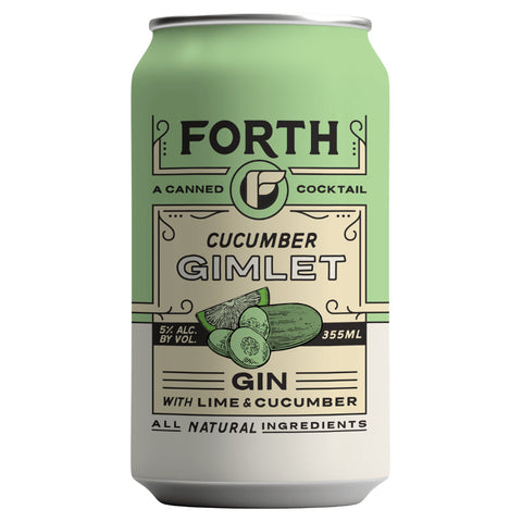 Forth Cucumber Gimlet Canned Cocktail 4pk Forth Cucumber Gimlet Canned Cocktail 4pk