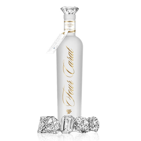 Four Carat Vodka Collectors Edition With Diamond Cut Closure Four Carat Vodka Collectors Edition With Diamond Cut Closure