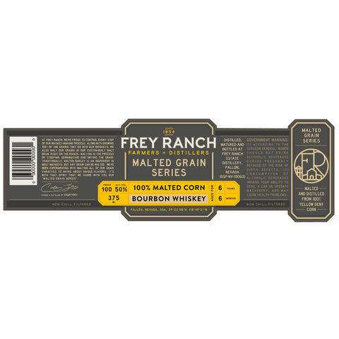 Frey Ranch Malted Grain Series 100% Malted Bourbon Whiskey Frey Ranch Malted Grain Series 100% Malted Bourbon Whiskey