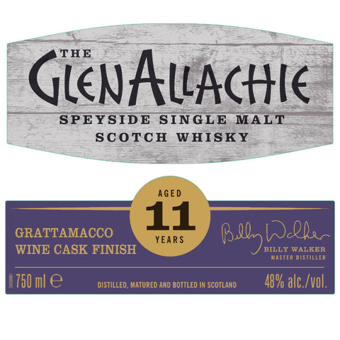 GlenAllachie 11 Year Old Grattamacco Wine Cask Finish GlenAllachie 11 Year Old Grattamacco Wine Cask Finish