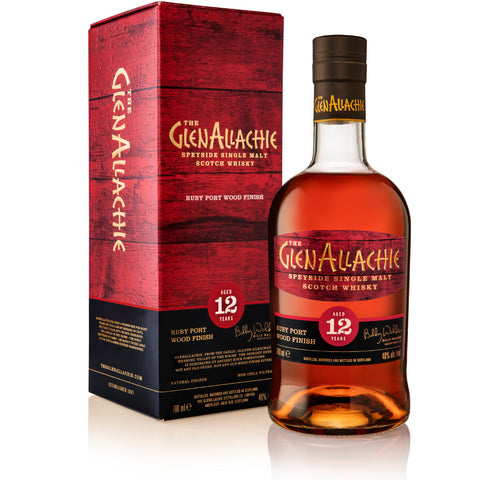 GlenAllachie 12 Year Old Ruby Port Wood Finish GlenAllachie 12 Year Old Ruby Port Wood Finish