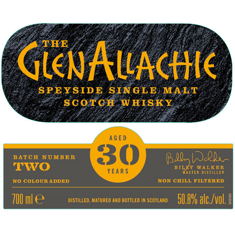 GlenAllachie 30 Year Old Cask Strength Batch 2 GlenAllachie 30 Year Old Cask Strength Batch 2