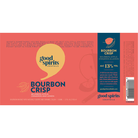 Good Spirits Cocktails Bourbon Crisp Good Spirits Cocktails Bourbon Crisp