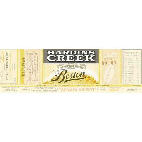 Hardin’s Creek Kentucky Series Boston Bourbon Hardin’s Creek Kentucky Series Boston Bourbon