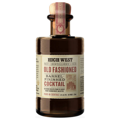 High West Old Fashioned Barrel Finished Cocktail 375mL High West Old Fashioned Barrel Finished Cocktail 375mL