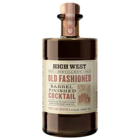 High West Old Fashioned Barrel Finished Cocktail High West Old Fashioned Barrel Finished Cocktail