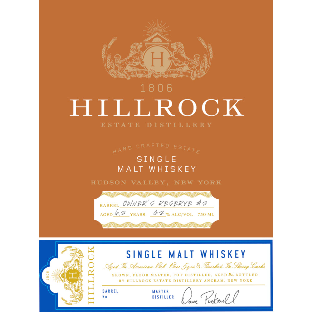 Hillrock Owner's Reserve #2 Single Malt Whiskey