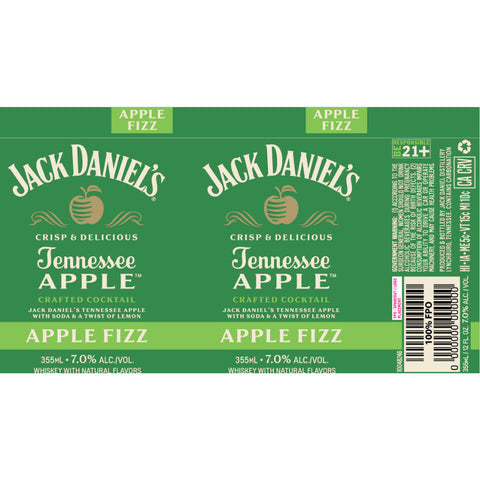 Jack Daniel's Apple Fizz Crafted Cocktail Jack Daniel's Apple Fizz Crafted Cocktail