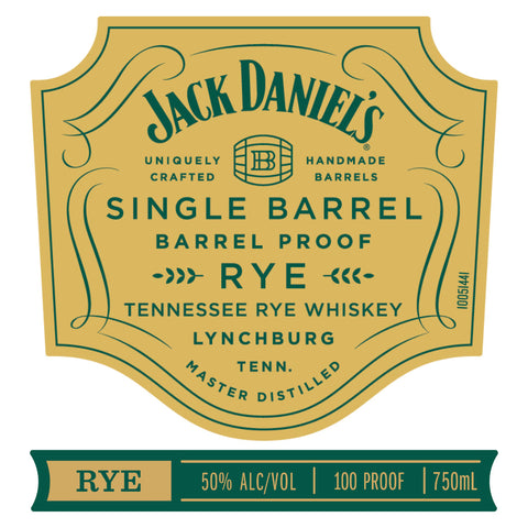 Jack Daniel's Single Barrel Barrel Proof Rye Jack Daniel's Single Barrel Barrel Proof Rye