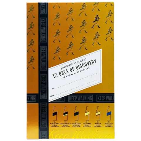 Johnnie Walker 12 Days Of Discovery Whisky Advent Calendar Gift Set Johnnie Walker 12 Days Of Discovery Whisky Advent Calendar Gift Set