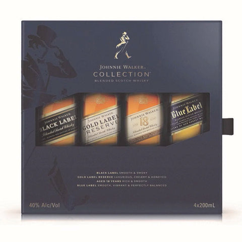 Johnnie Walker Collection Gift Set (4X200mL)
