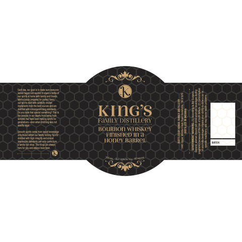 King’s Family Bourbon Finished In A Honey Barrel King’s Family Bourbon Finished In A Honey Barrel